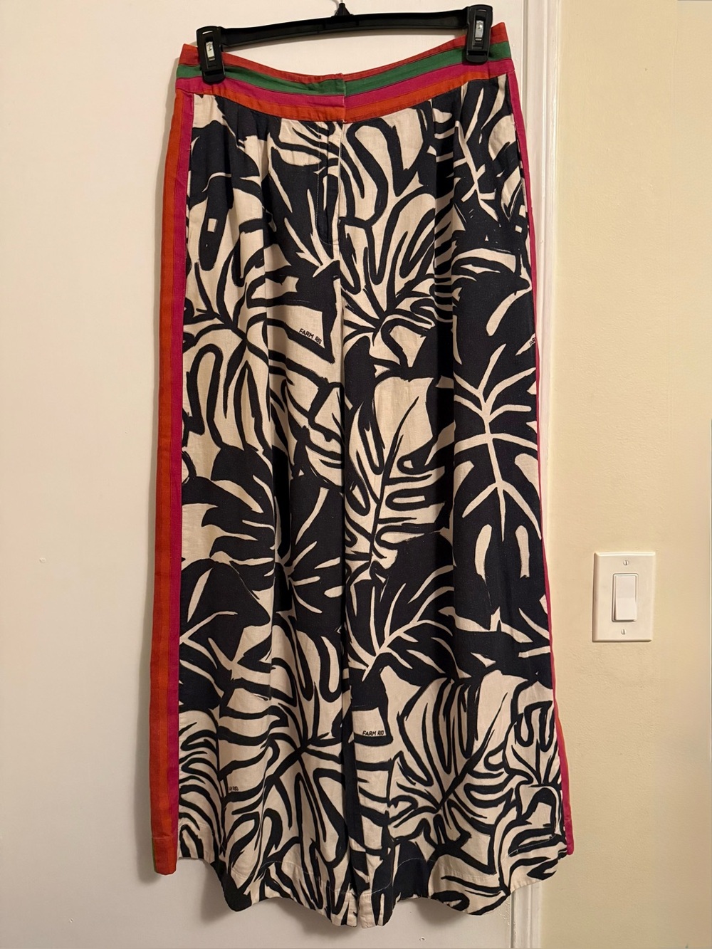 Farm Rio Wide-Leg Linen Pants - Picture 5 of 11